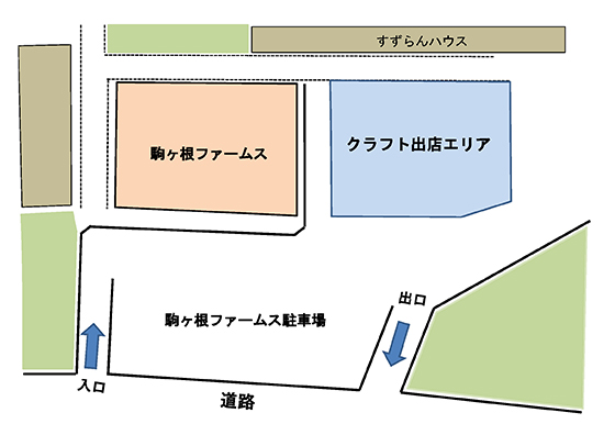 クラフト出店エリア